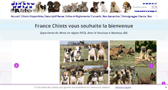 Desktop Screenshot of chiot-a-vendre.fr